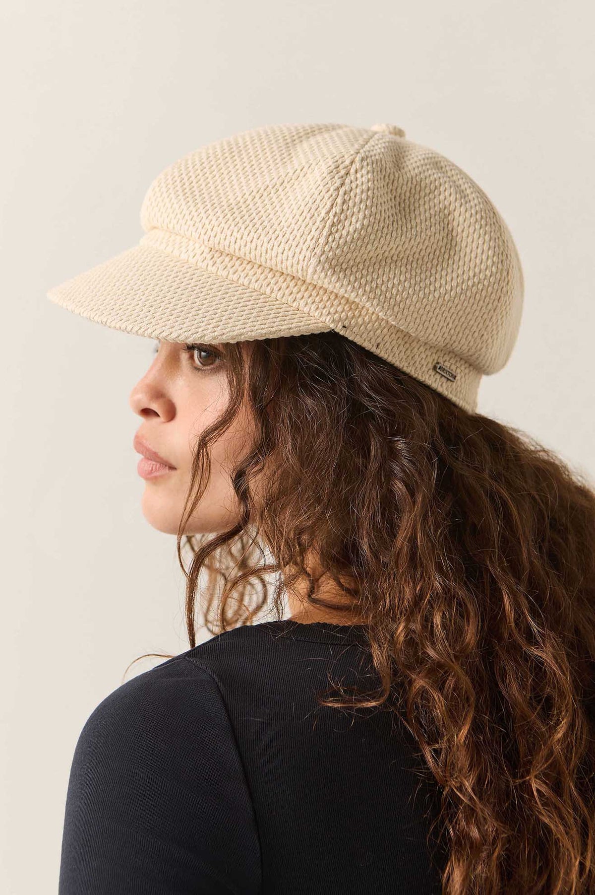 Women's Bailey Cap in the color Cream - Women's Back View
