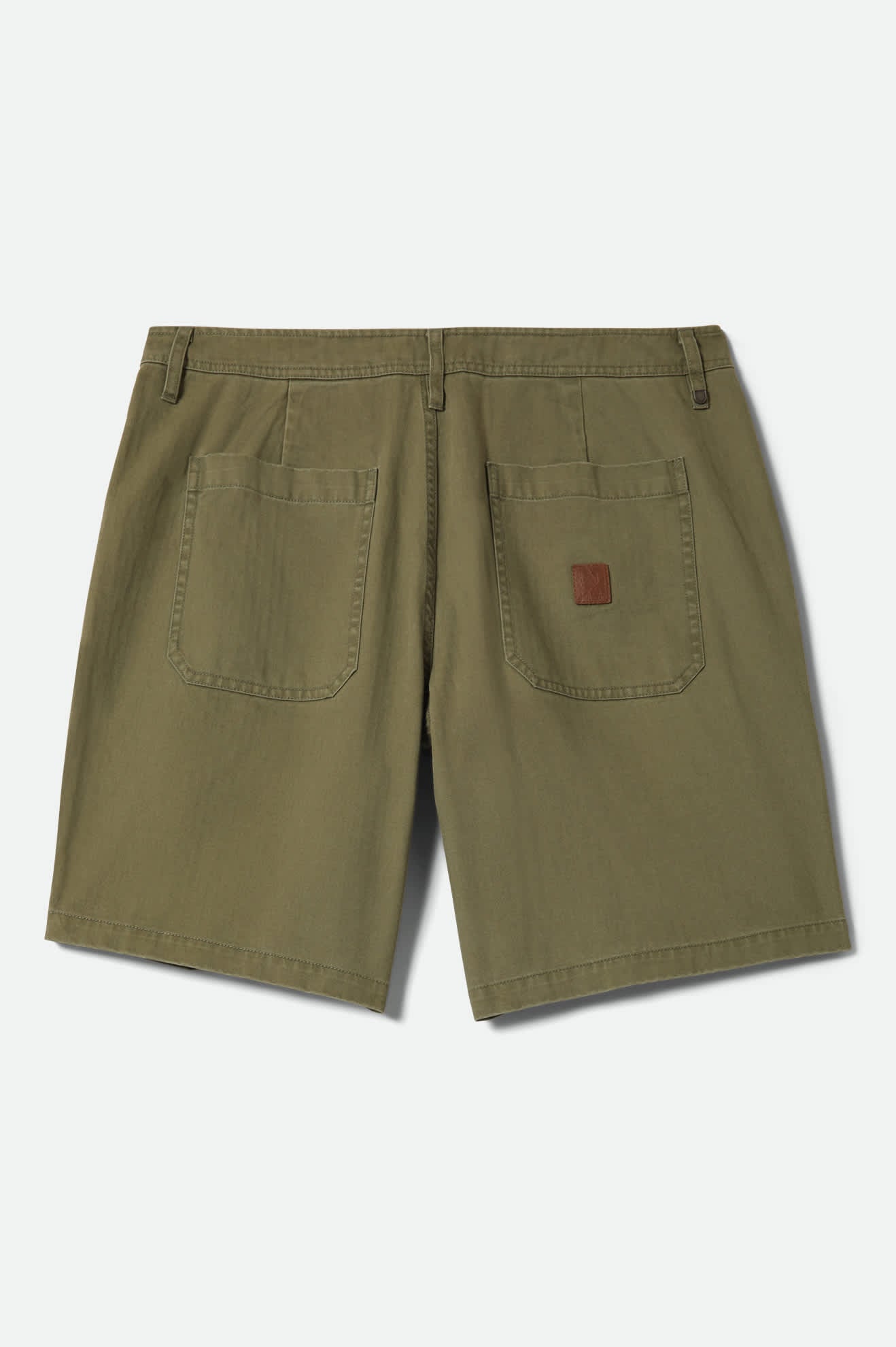 Men's Surplus Vintage Wash Herringbone Short in the color Washed Olive Green - Additional Laydown image