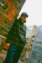 Men's Bowery Flannel in the color Black/Charcoal - Men's Lifestyle image