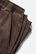 Men's Everyday Vintage Wash Short in the color Chocolate - Additional Laydown image