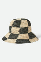 Women's Redding Bucket Hat in the color Whitecap/Deep Forest - Front Product View