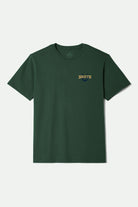 Men's Roughstock S/S Standard T-Shirt in the color Forest Green - Front Product View