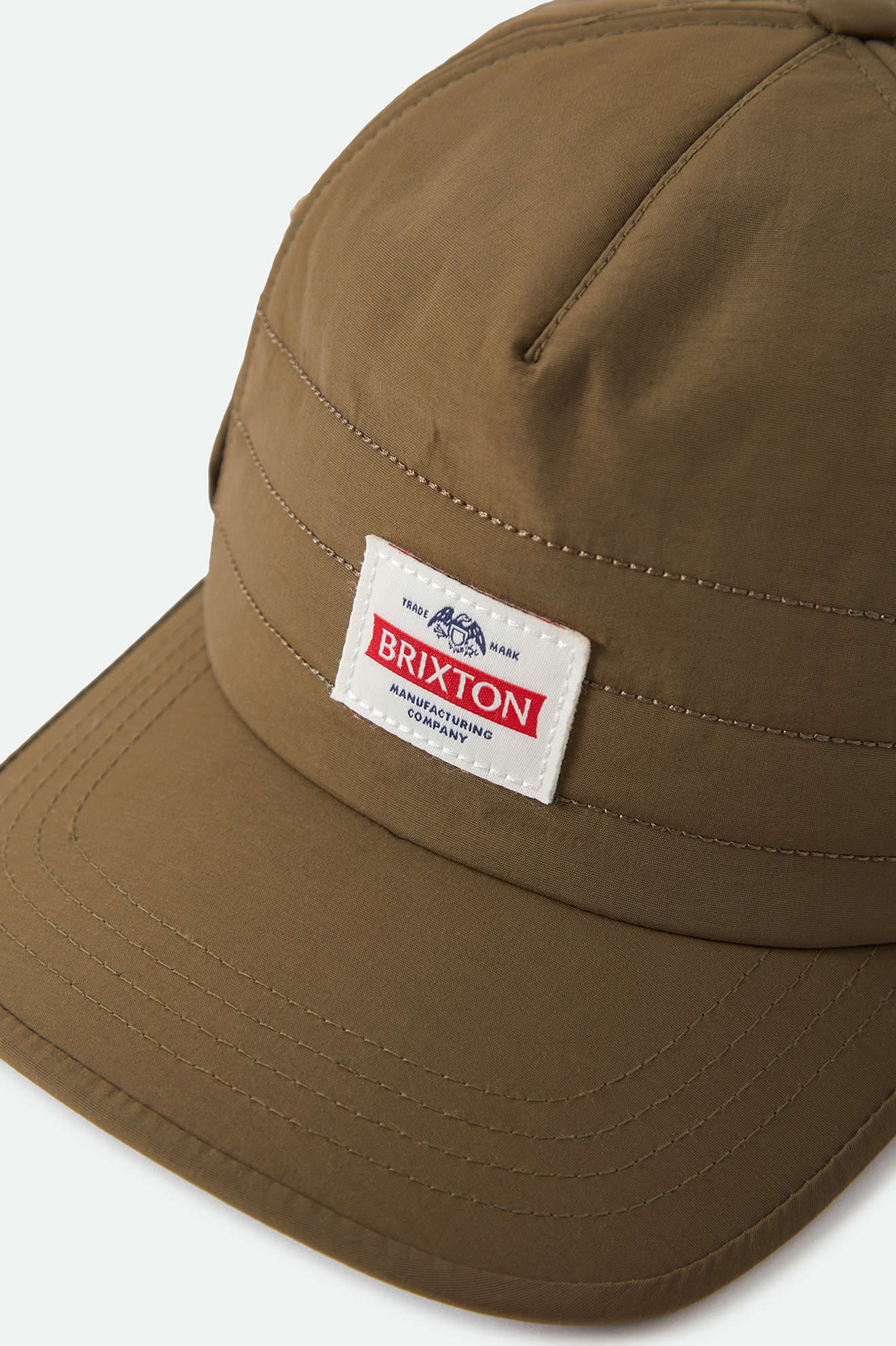 Unisex Trademark Earflap Cap in the color Dark Olive - Additional Laydown image