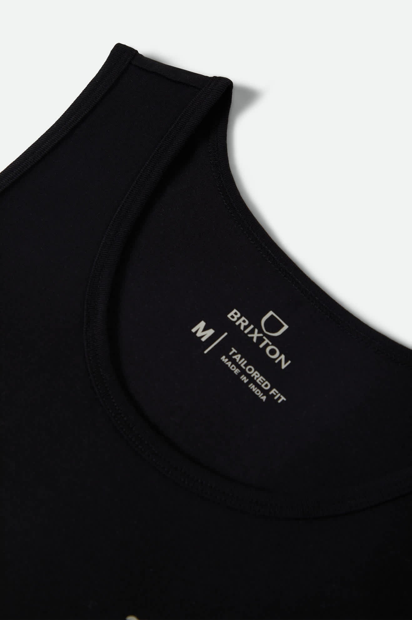 Men's Chains Tank Top in the color Black - Additional Laydown image