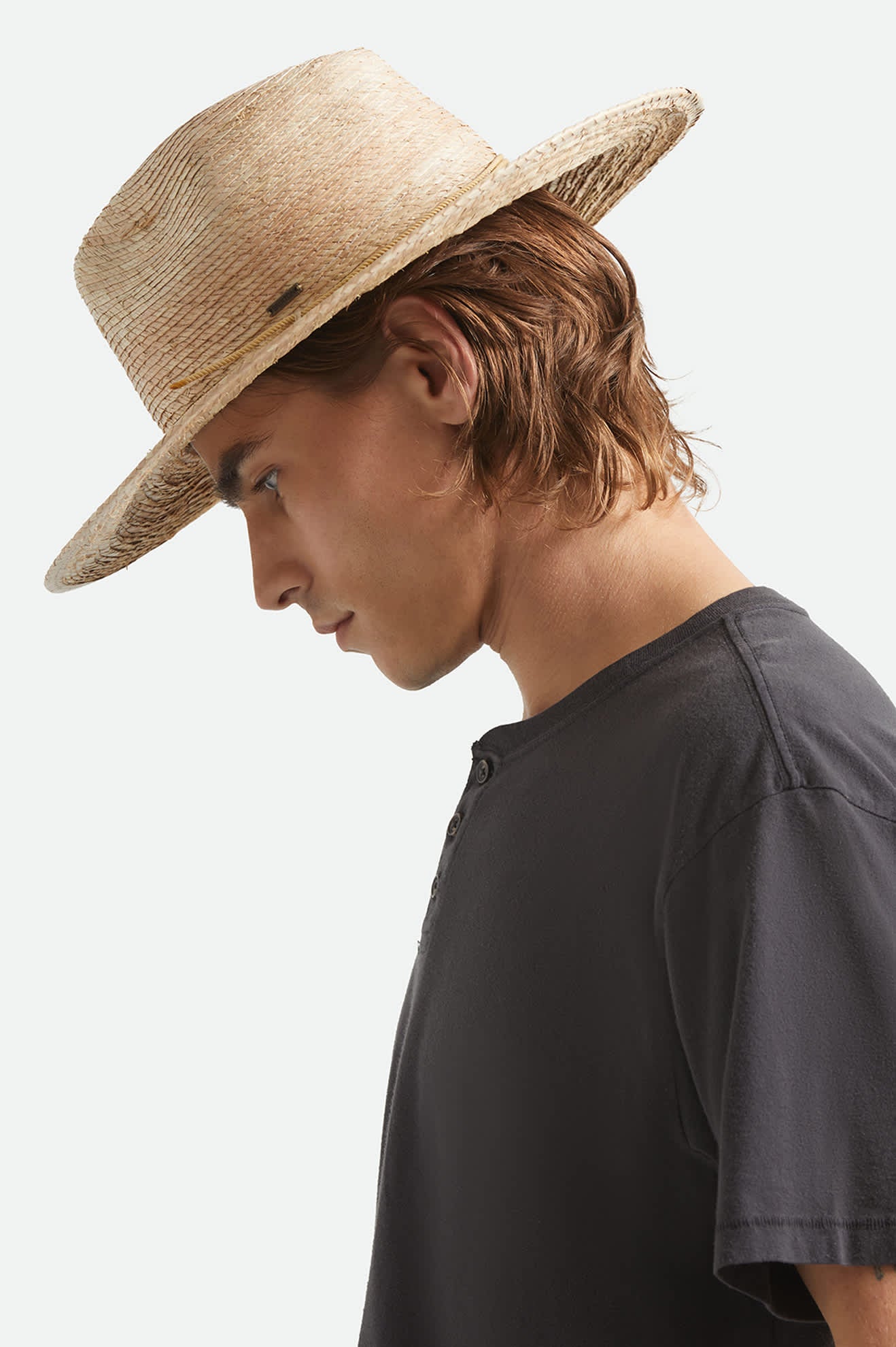 Unisex Hitch Ranch Fedora in the color Natural - Additional Fit image