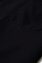 Men's Bunker S/S Camp Collar Shirt in the color Black - Additional Laydown image