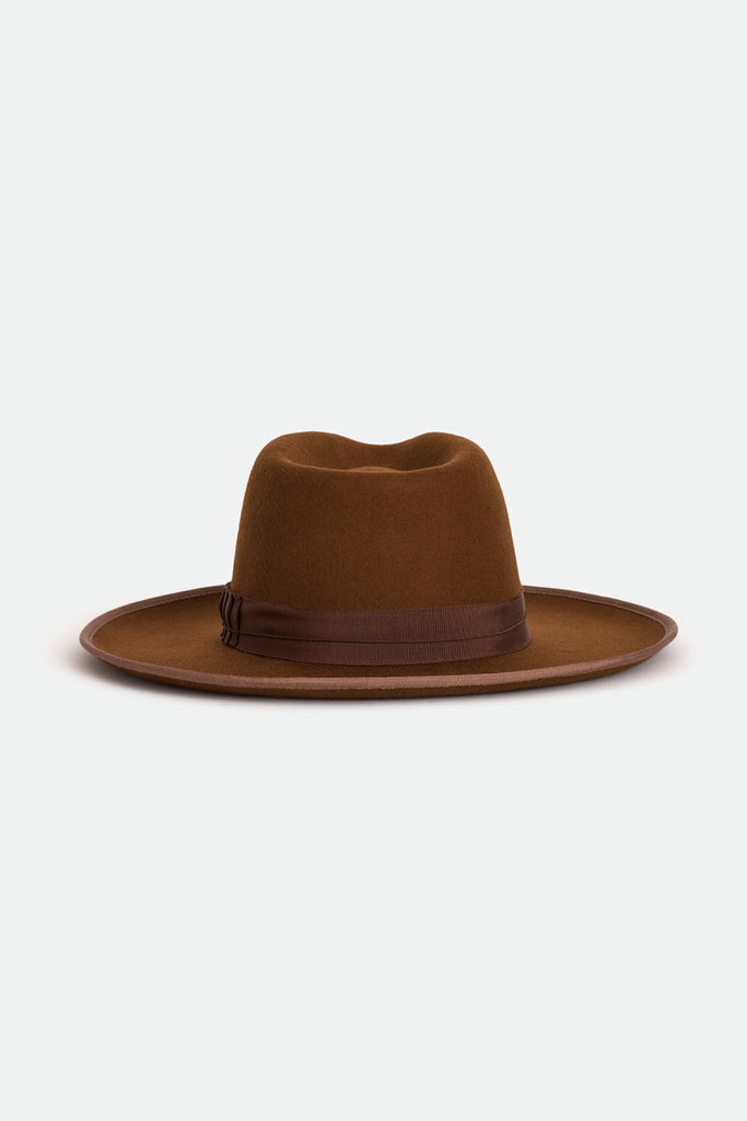 Brixton Reno Fedora - Coffee