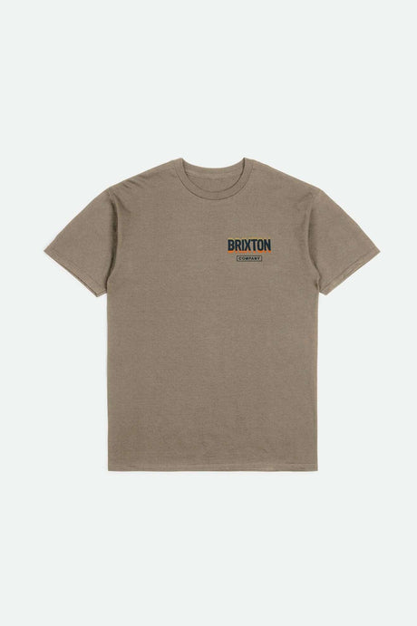 Brixton Men's Raven S/S Tailored T-Shirt - Oatmeal | Main