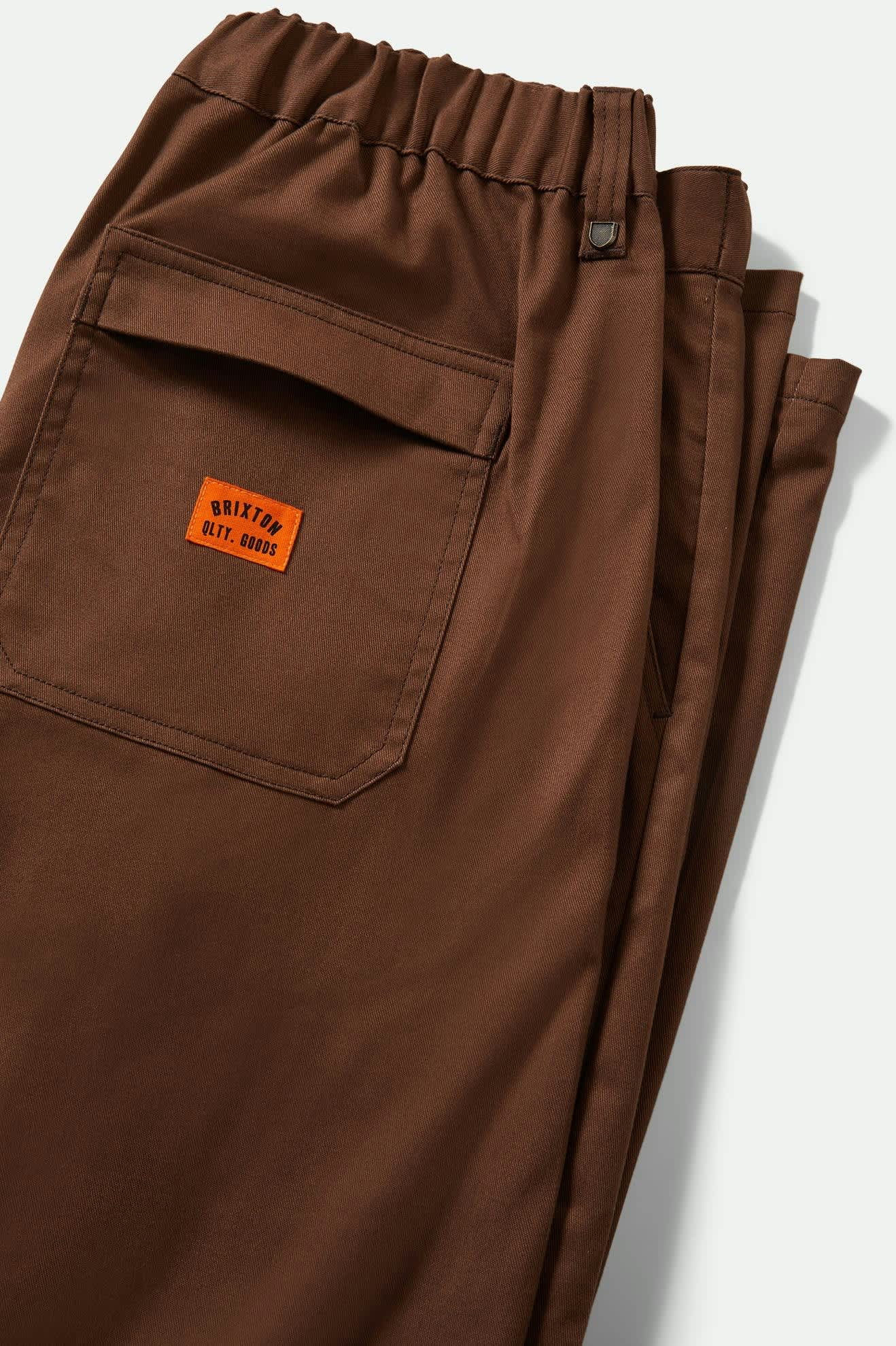 Men's Union Baggy Pant in the color Pinecone Brown - Additional Laydown image