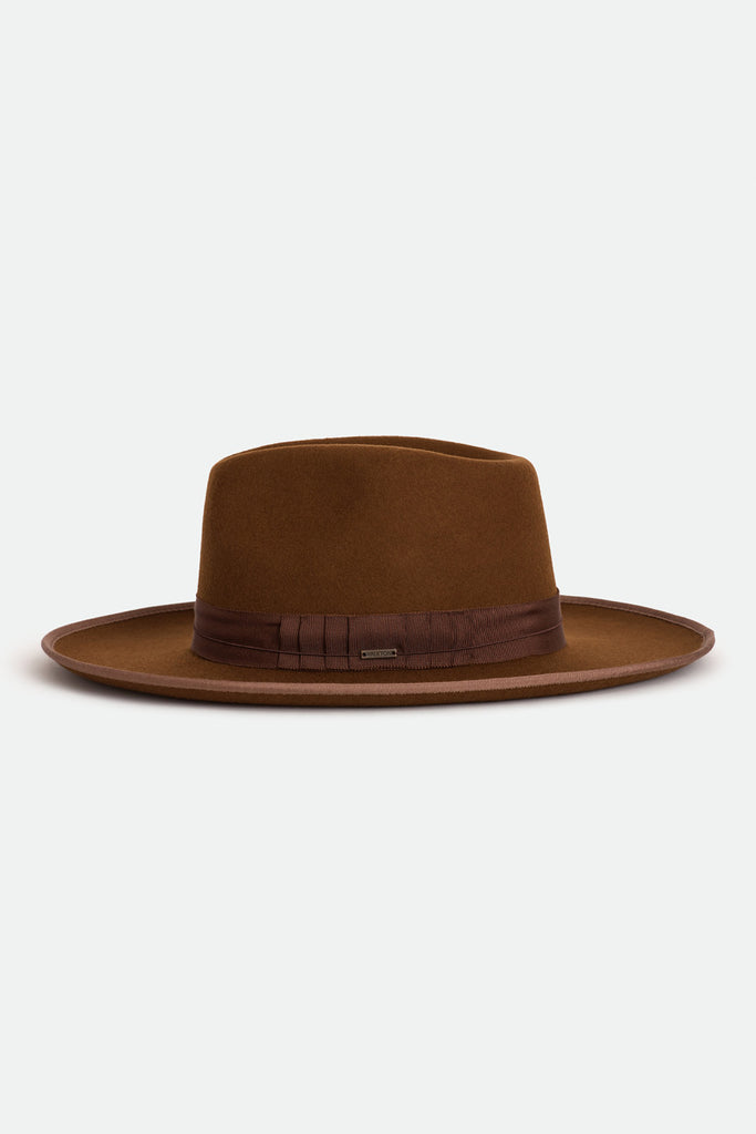 Brixton Reno Fedora - Coffee