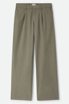 Women's Service Trouser Pant in the color Olive Surplus - Front Product View