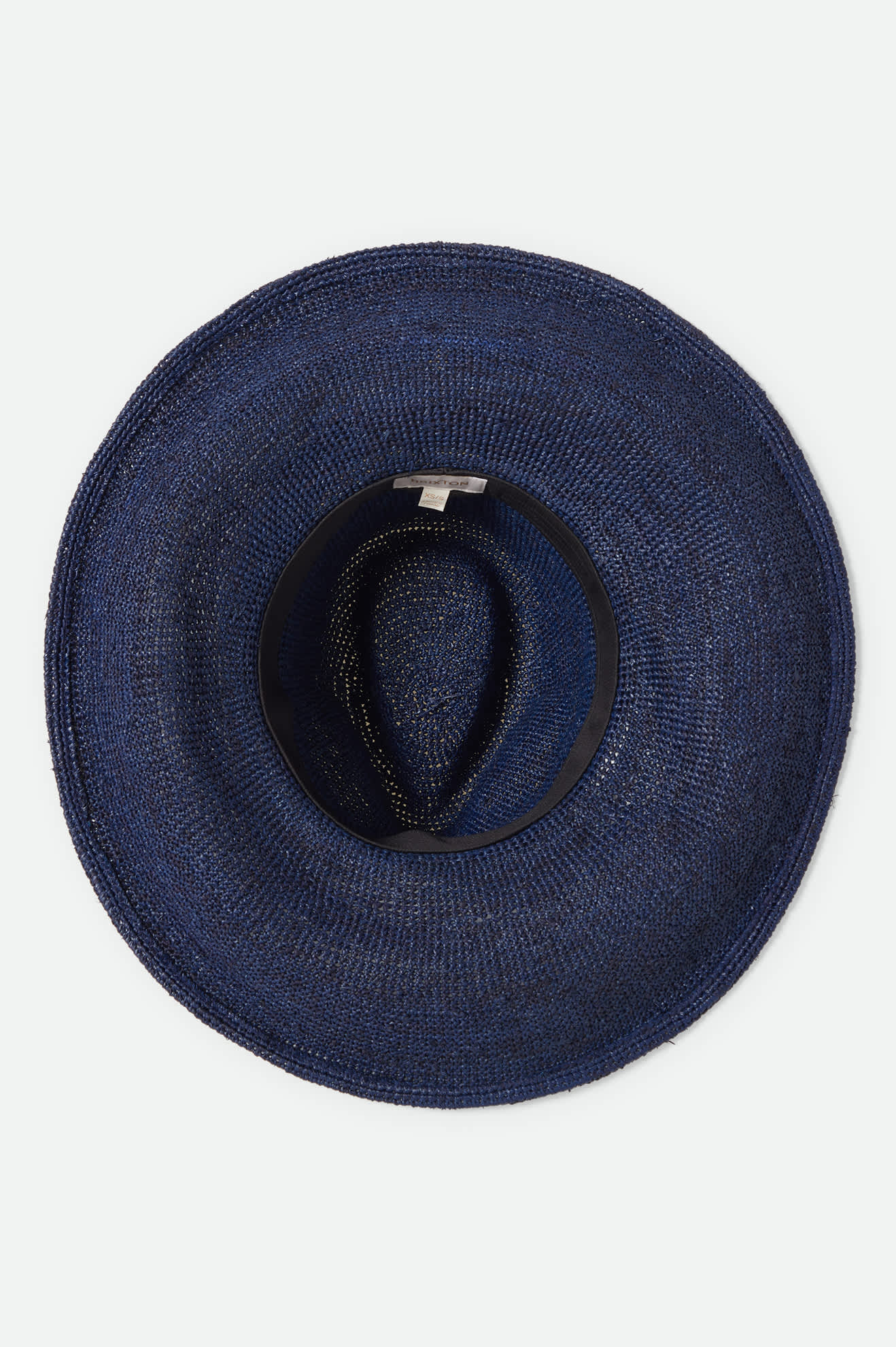 Women's Helena Straw Sun Hat in the color Midnight Blue - Additional Laydown image