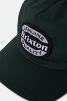 Unisex Keaton Netplus Trucker Hat in the color Deep Forest/Deep Forest - Additional Style View