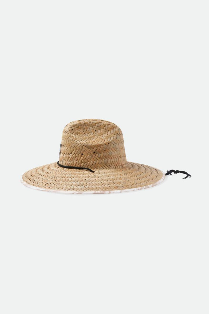 Brixton Alpha Square Lifeguard Hat - Toffee/Off White