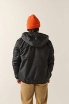 Men's Claxton Lined Jacket in the color Black - Men's Back View