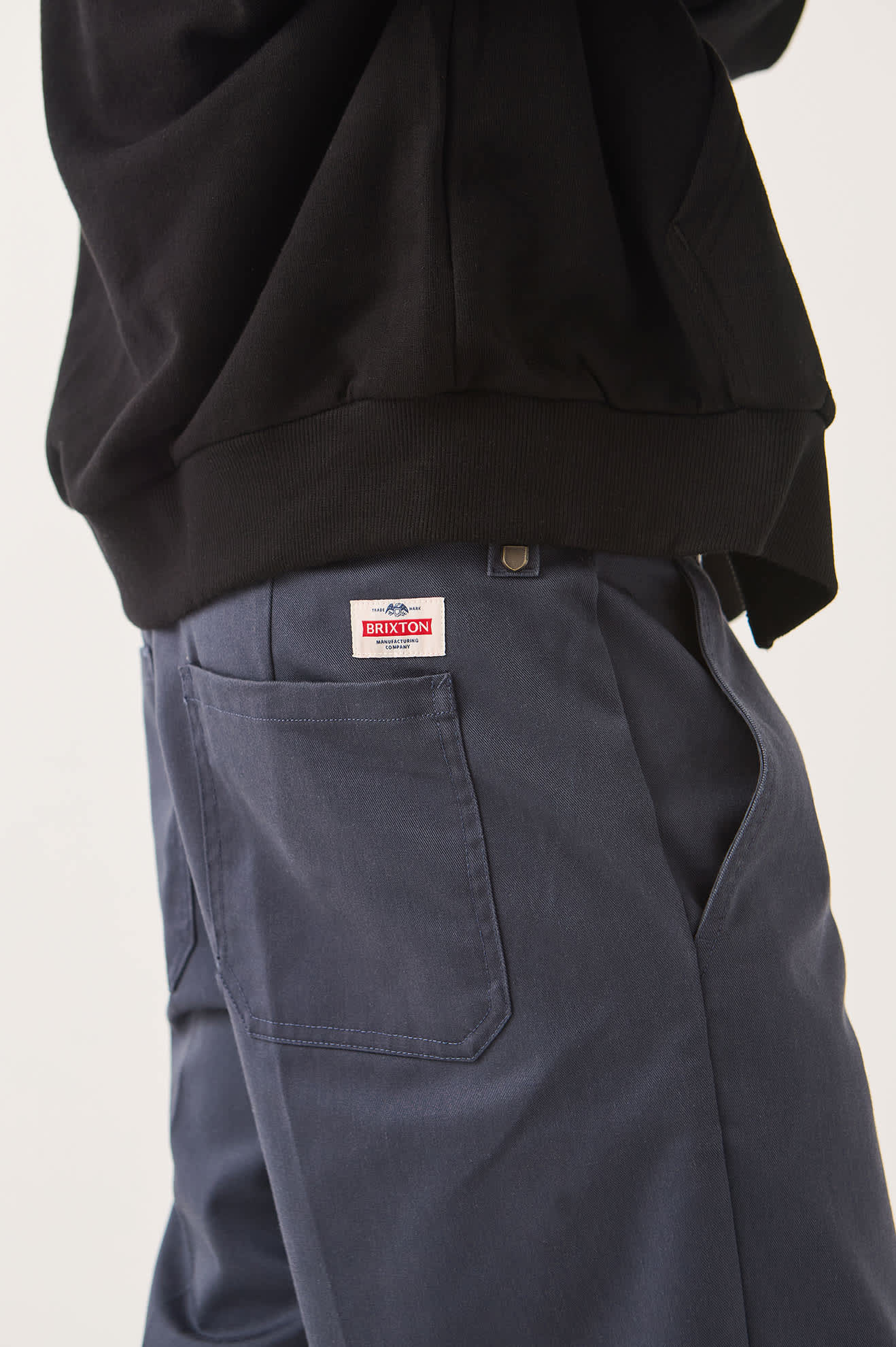Men's Trademark Chino Pant in the color Washed Navy - Additional Fit image