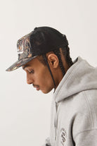 Unisex Ford X Brixton Trucker Hat in the color Boxwood Green - Men's Side View
