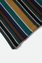 Women's Ringer Organic A-Tank in the color Multi Retro Stripe - Additional Laydown image