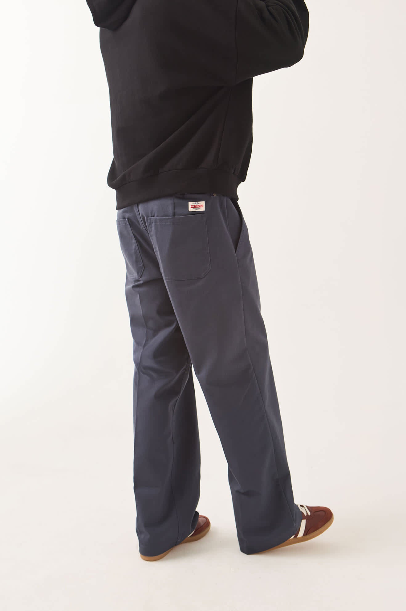 Men's Trademark Chino Pant in the color Washed Navy - Additional Fit image