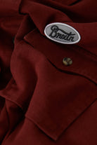 Women's Mechanics Women's Shirt in the color Dark Brick - Additional Laydown image