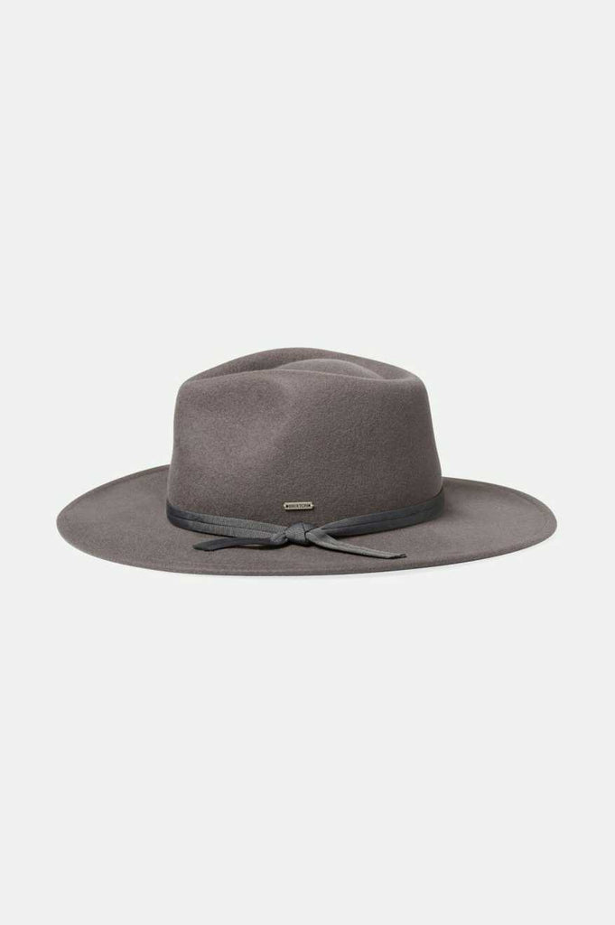 Brixton Joanna Felt Packable Hat - Dark Grey