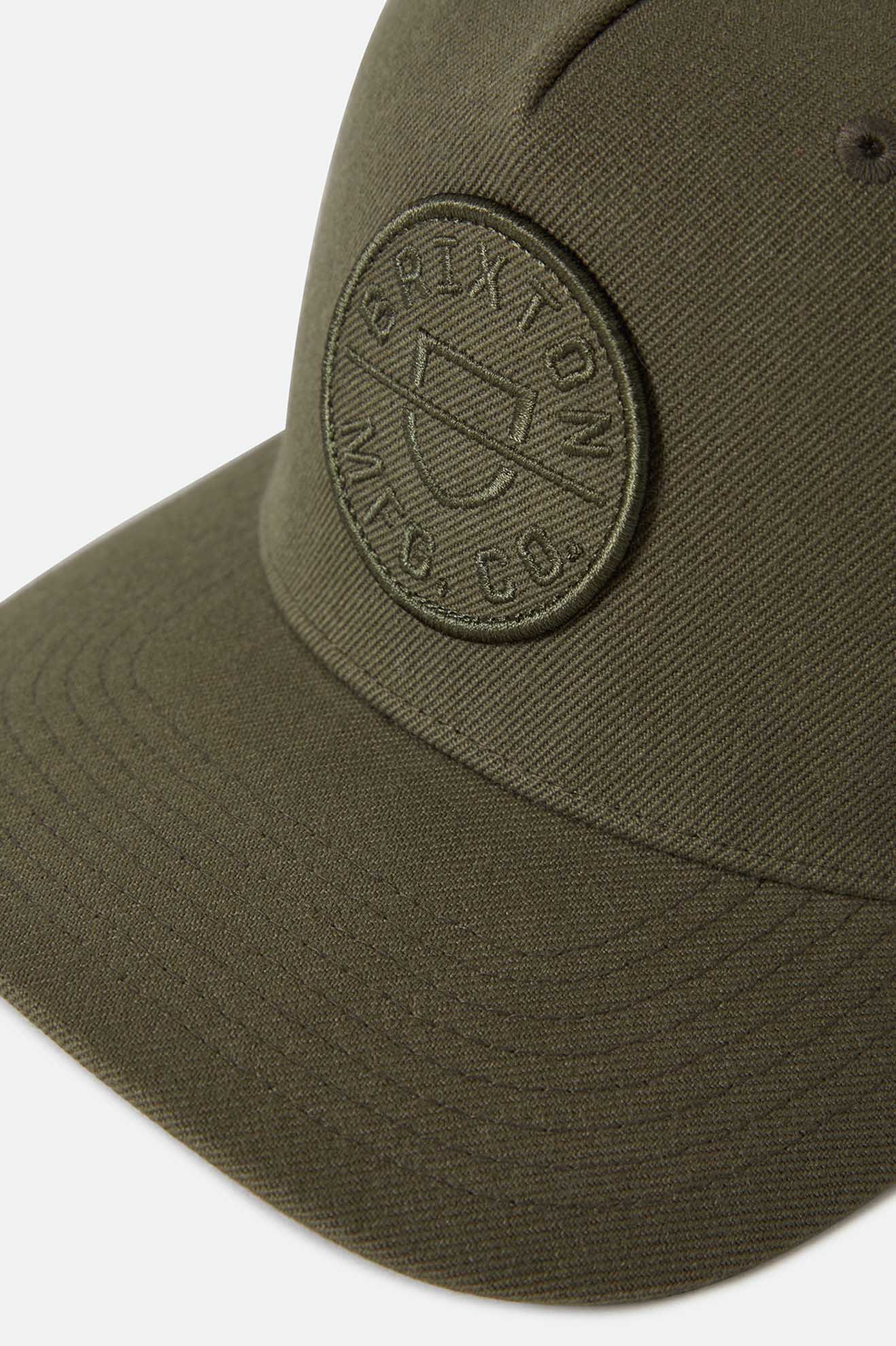Unisex Crest Netplus Snapback in the color Ivy Green - Additional Style View