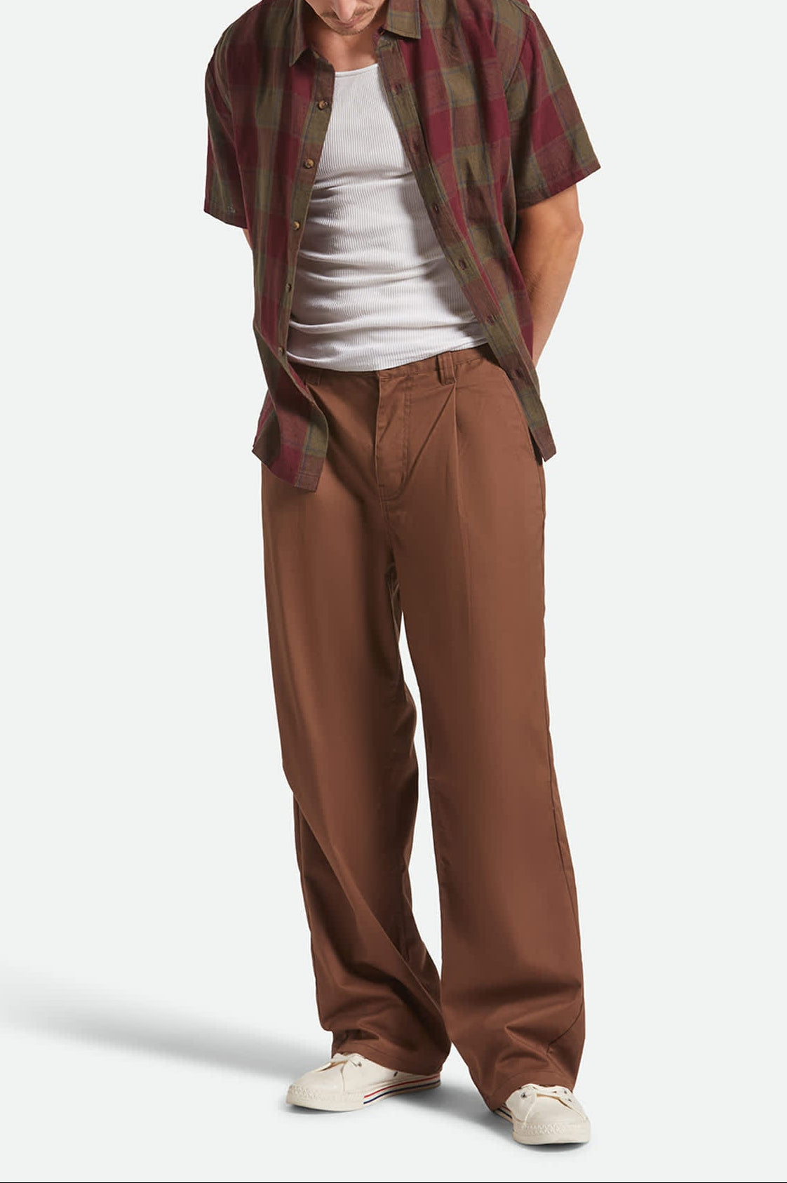 Men's Union Baggy Pant in the color Pinecone Brown - Additional Fit image