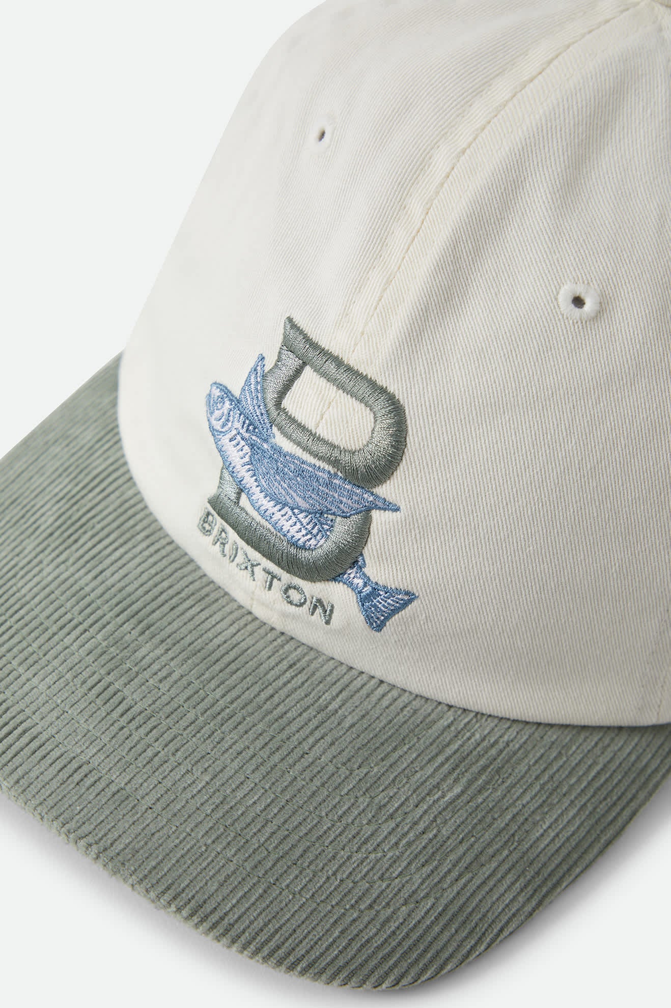 Unisex Flying Fish Parsons Snapback in the color Off White/Desert Sage - Additional Laydown image