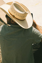 Unisex Laredo Panama Straw Cowboy Hat in the color Catalina Sand - Men's Lifestyle image