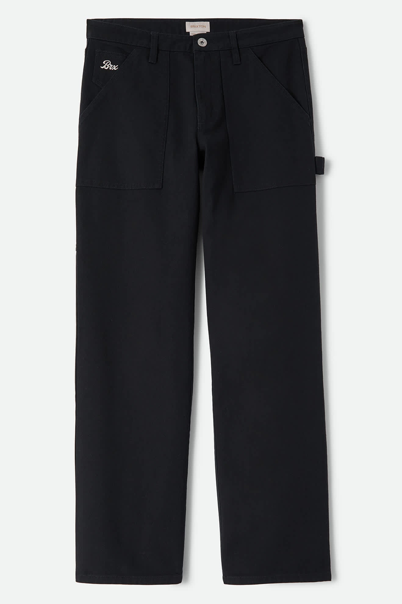 Women's Essex Embroidered Painter Pant in the color Black - Front Product View