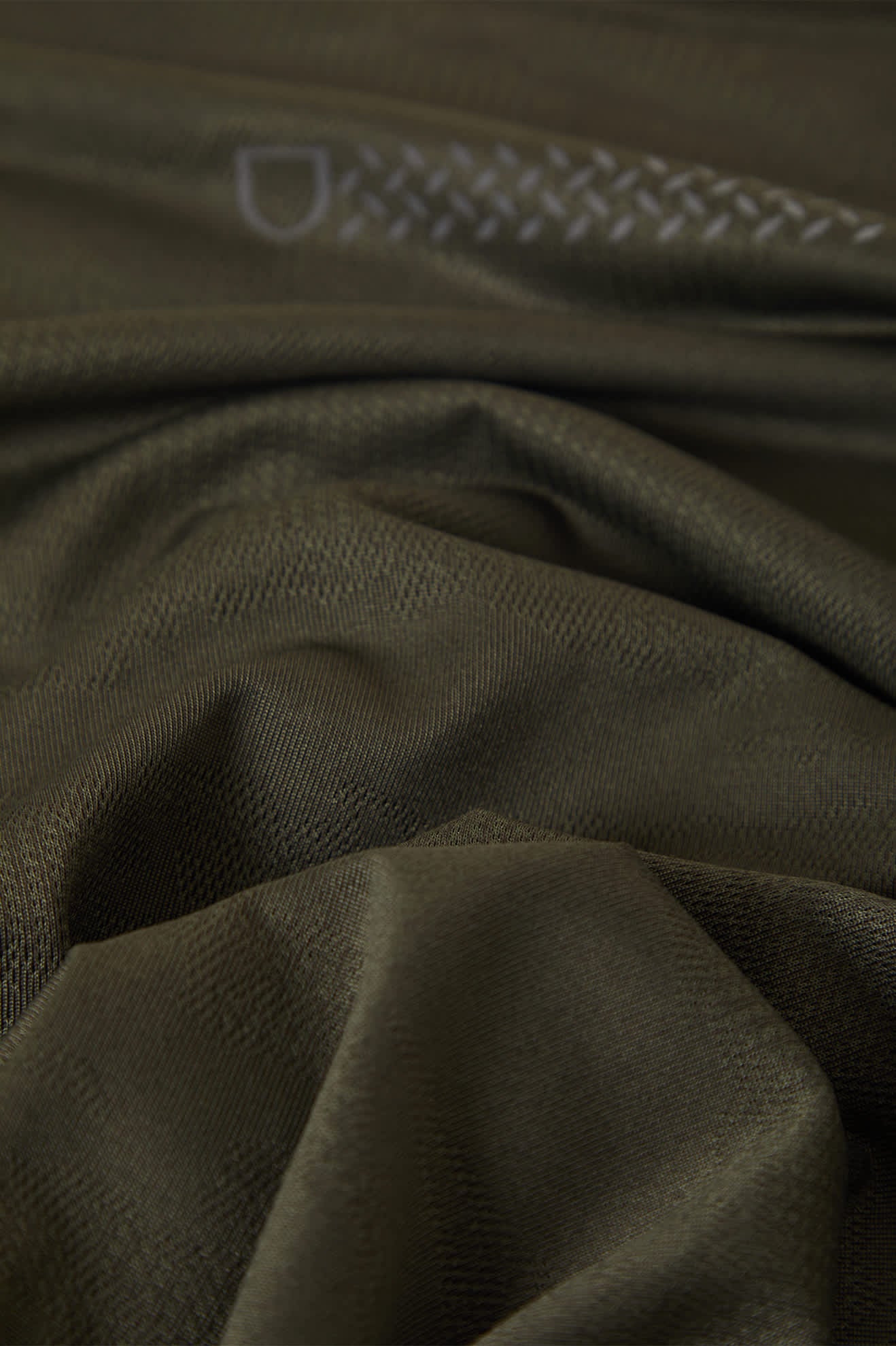 Men's Journey Short Sleeve Pocket T-Shirt in the color Olive Tiger Camo - Additional Laydown image