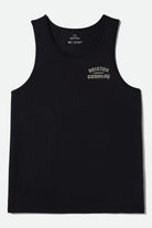 Men's Chains Tank Top in the color Black - Front Product View