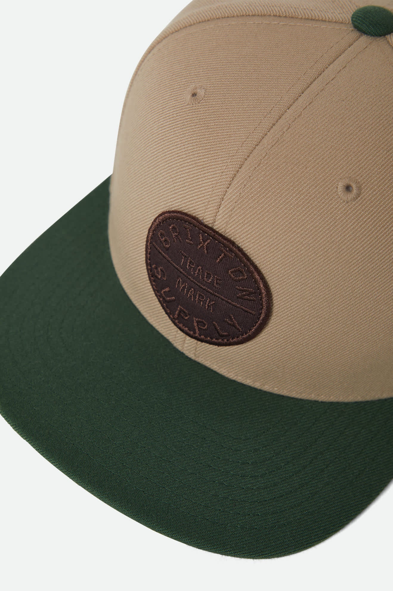 Unisex Oath III Snapback in the color Khaki/Primal Green - Additional Laydown image