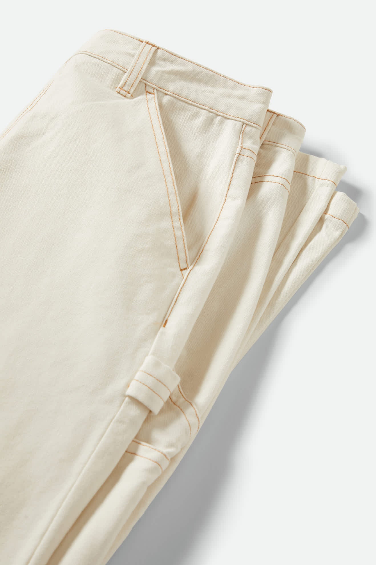 Women's Essex Painter Pant in the color Egret White - Additional Laydown image
