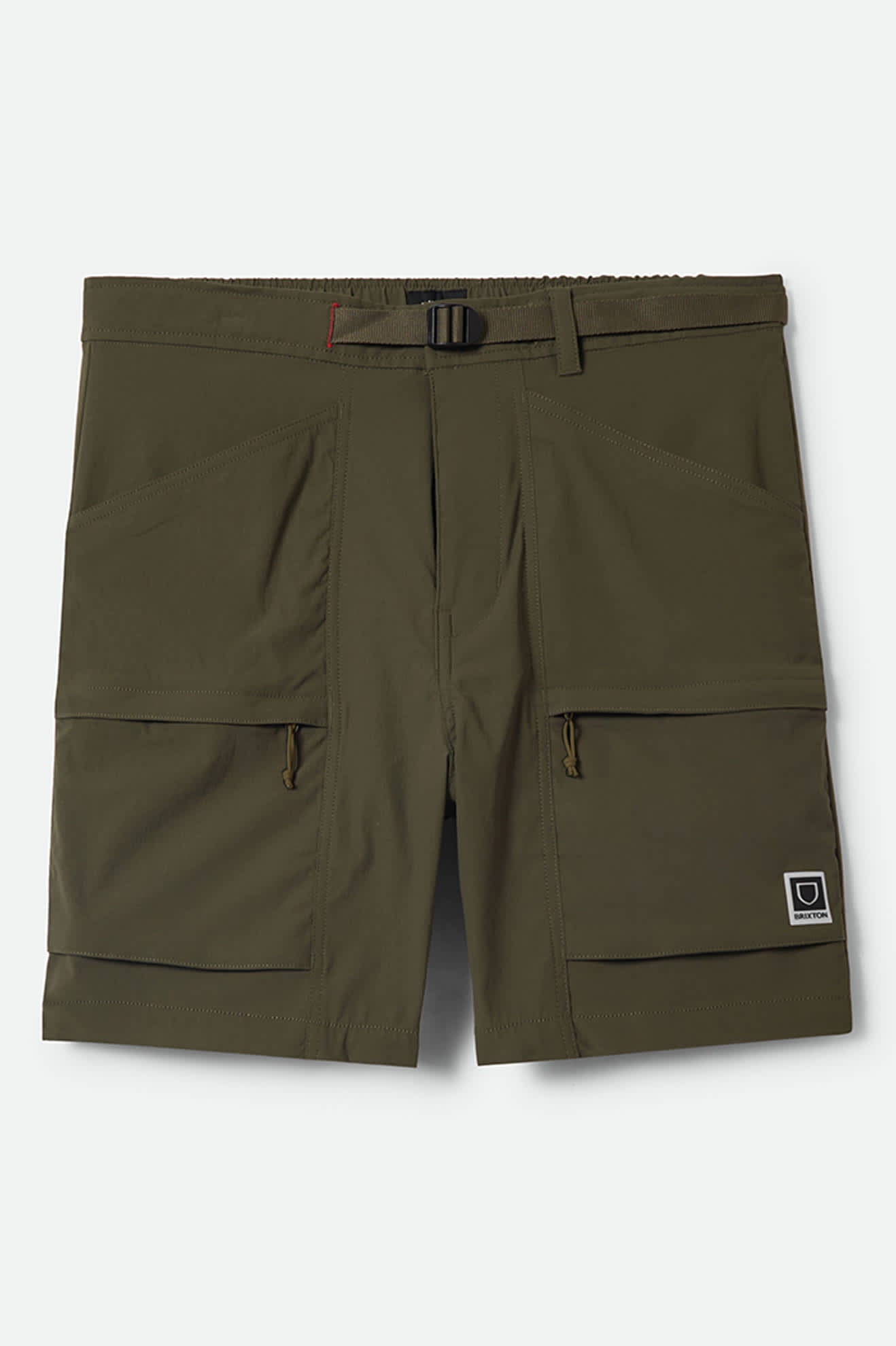 Men's Journey Utility Short in the color Dark Olive - Front Product View