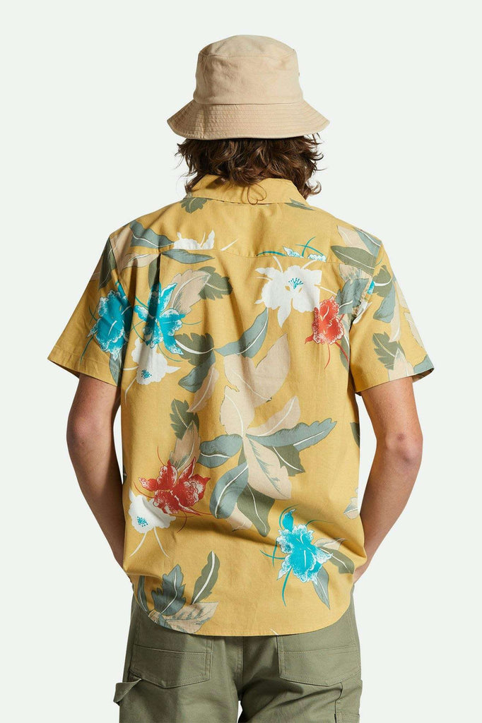 Men's Back Fit Image | Charter Print S/S Shirt - Sunset Passion