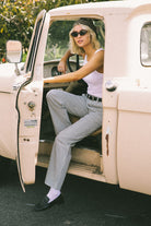 Women's Bedford Pant in the color Azure Blue Pinstripe - Men's Lifestyle image