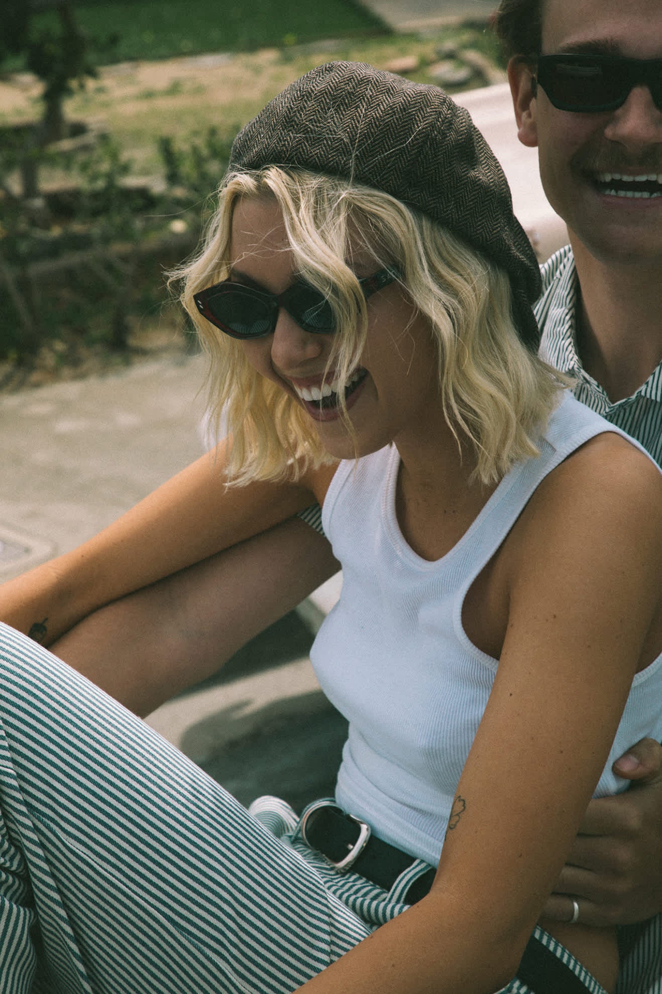 Unisex Brood Newsboy Cap in the color Brown/Khaki - Men's Lifestyle image