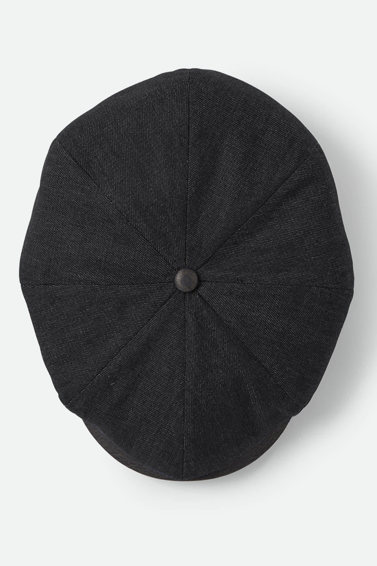Unisex Brood Baggy Flannel Snap Cap in the color Black Denim/Black - Additional Laydown image