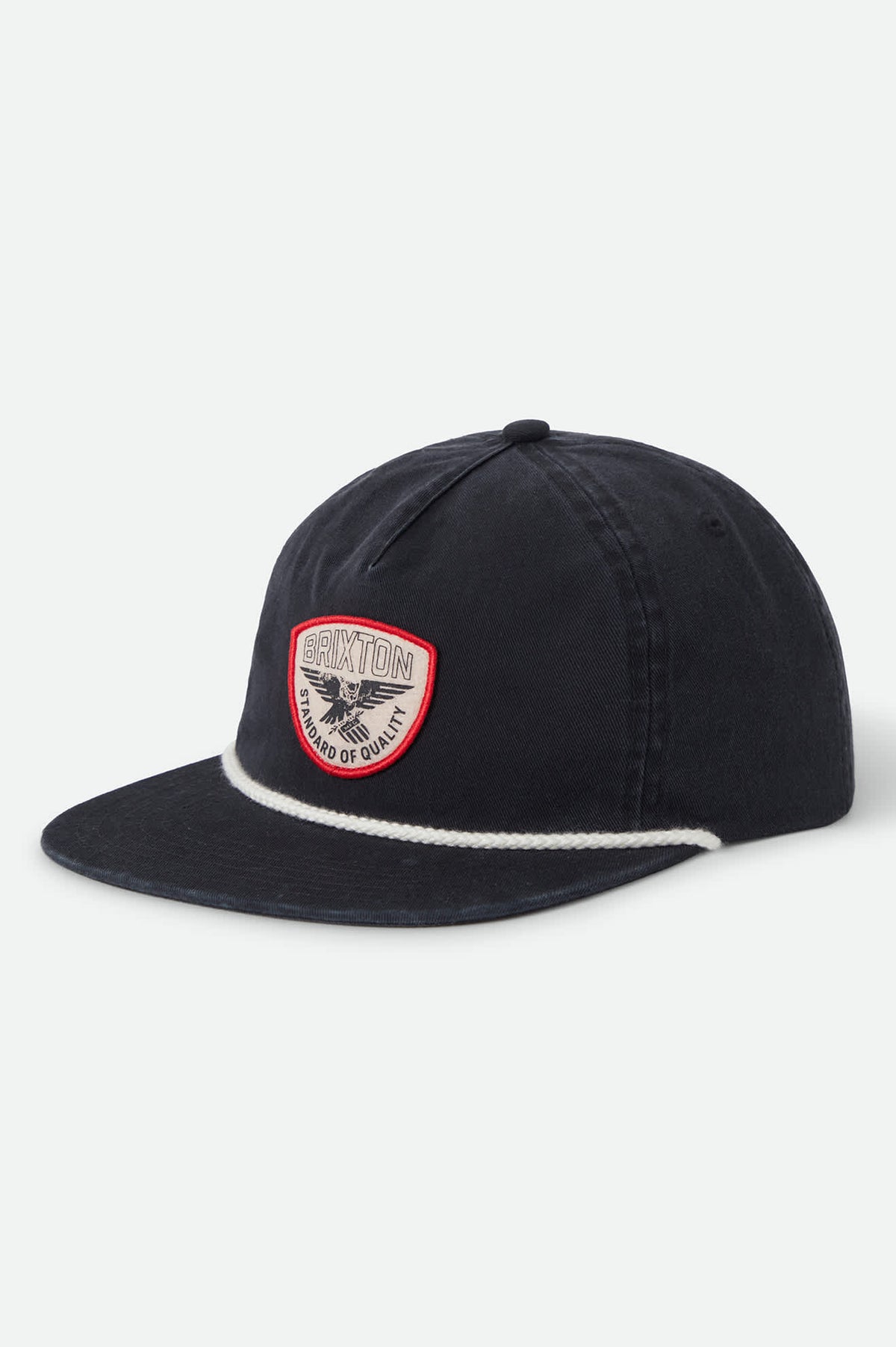 Unisex Watcher Snapback in the color Black - Front Product View