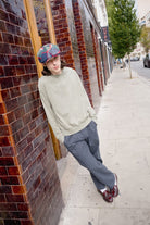 Men's Brixton Baseline Crew Fleece in the color Olive Surplus Vintage Wash - Men's Lifestyle image