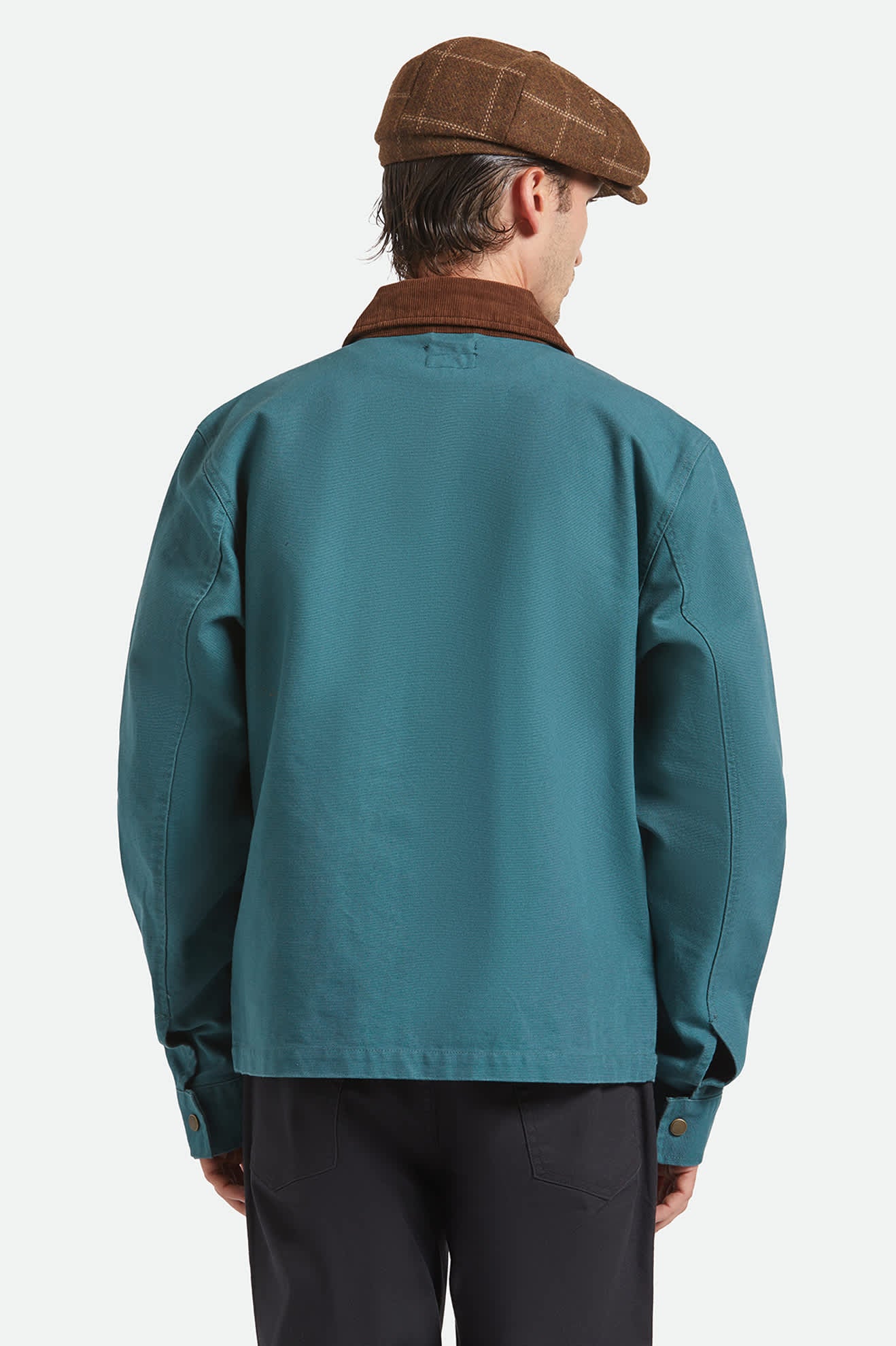 Unisex Brood Baggy Snap Cap in the color Copper/Tan - Men's Back View