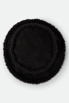 Women's Ellee Cozy Bucket Hat in the color Black Sherpa/Faux Suede - Additional Laydown image