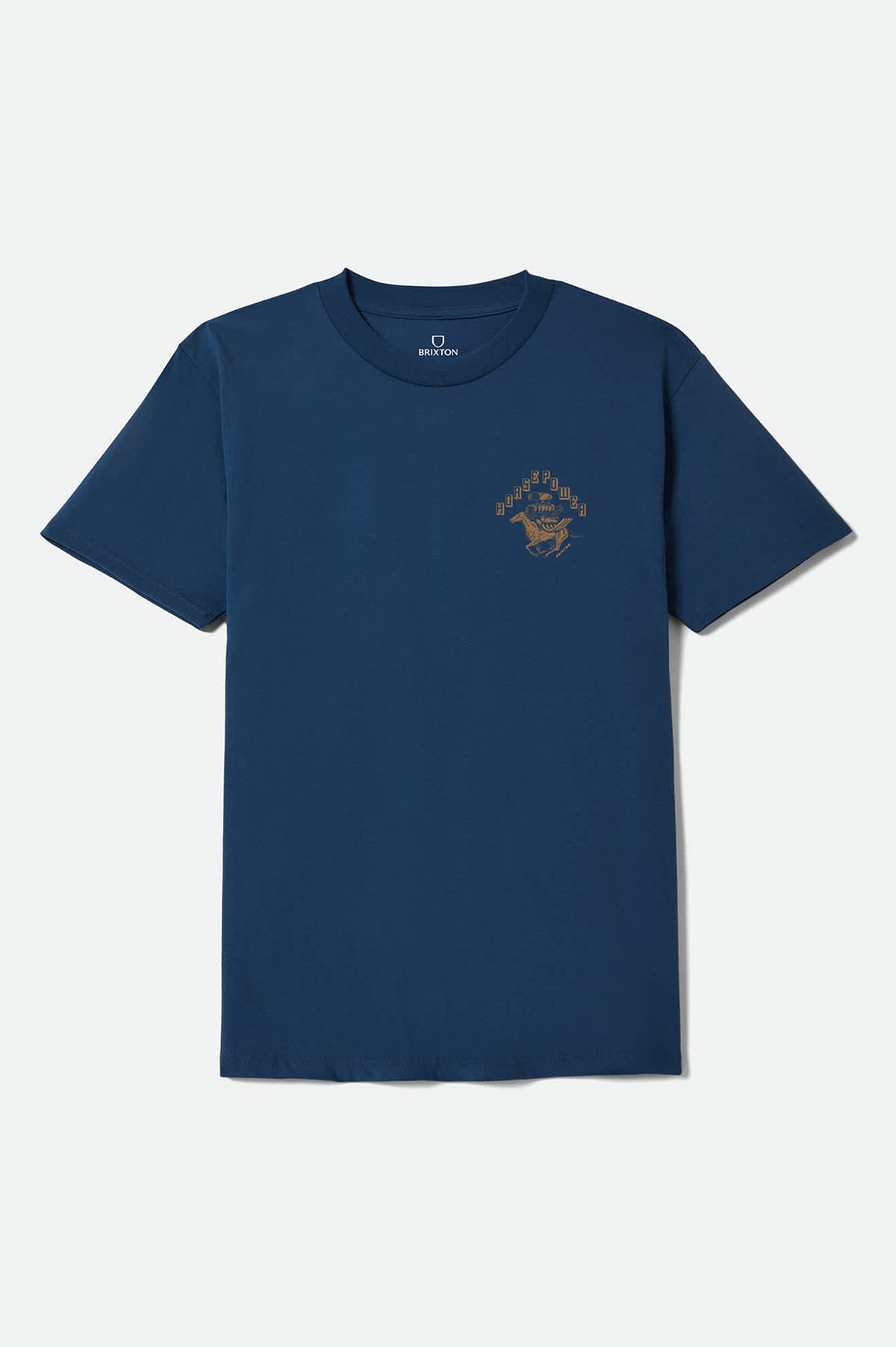 Men's Dusted Standard T-Shirt in the color Navy - Front Product View