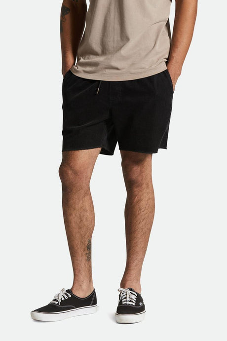 Madrid II Corduroy Short 5" - Black Cord