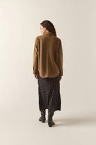 Women's Bagby Jacket in the color Khaki Heather - Additional Fit image