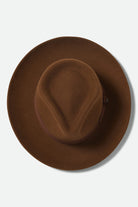 Unisex Swindle Convertabrim Fedora in the color Coffee/Light Brown - Additional Laydown image
