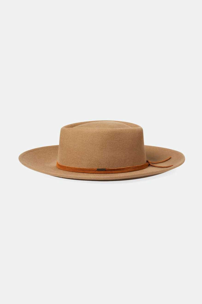 Brixton Brenton Convertabrim Fedora - Tobacco Brown