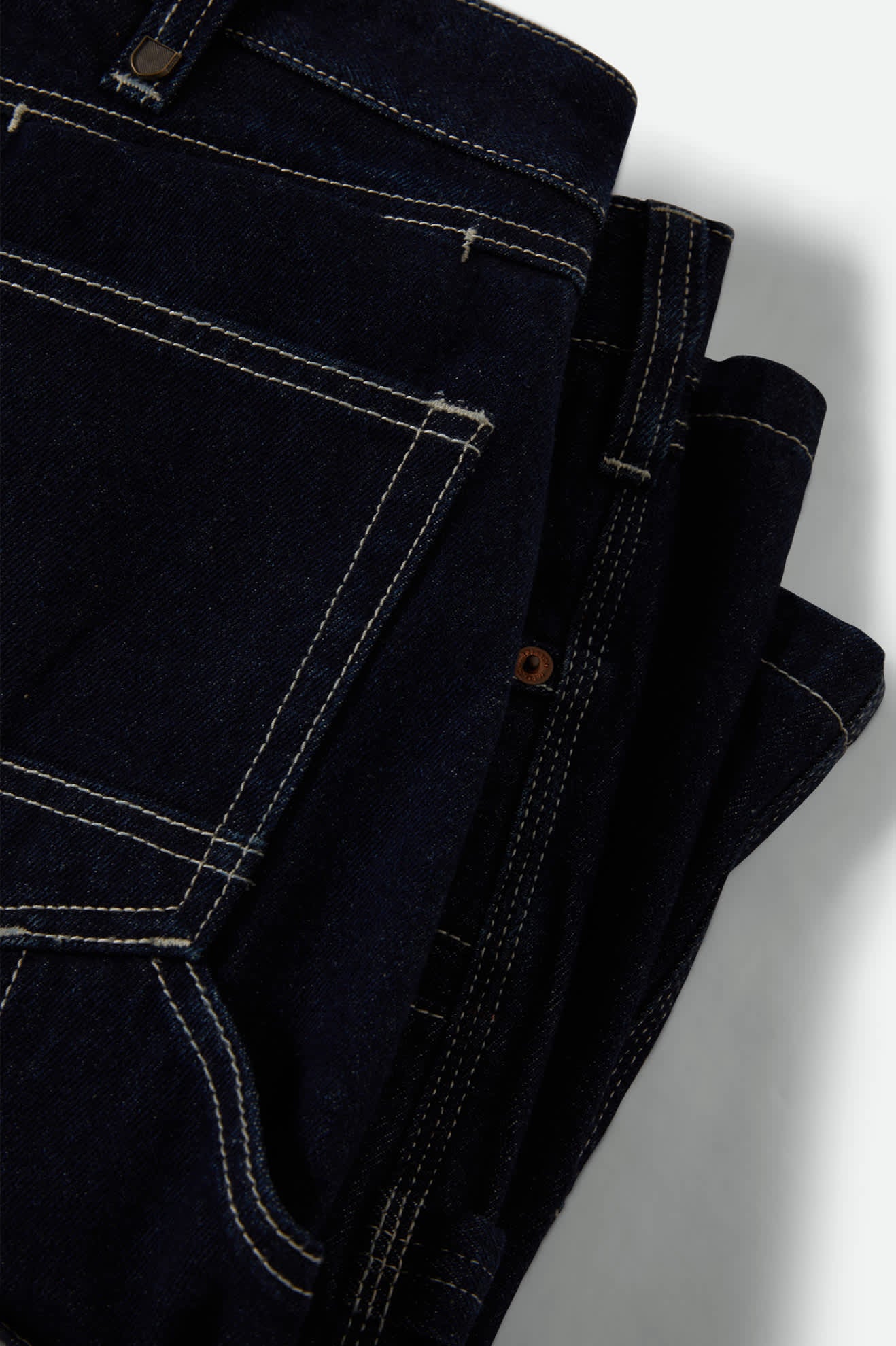 Men's Builders Carpenter Baggy Short in the color Rinse Denim - Additional Laydown image