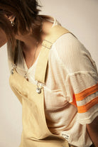 Women's Varsity Football Mesh T-Shirt in the color Whitecap - Additional Fit image